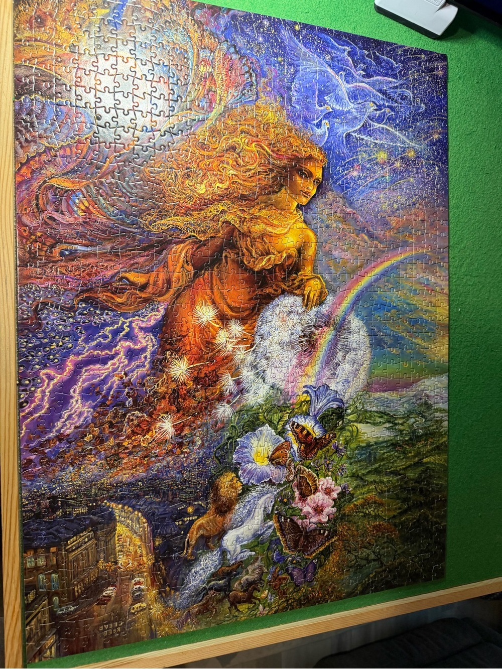 Mystical Goddess 1000 piece glitter  puzzle